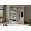 BEAUTYSOFA | Kleiderschrank MARIO 200 cm Eiche Artisan – Produktbild-Vorschau 4