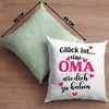 Trendation - Oma Deko-Kissen mit Füllung 40x40 mit Spruch Produktbild-Vorschau 4