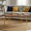 Set von 4 Möbelbeinen im Hairpin-Stil, goldfarbig, 15 cm Produktbild-Vorschau 6