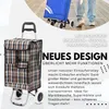 43,5 L Chariot à provisions hydrofuge pliable - Chariot à Voir les images du produit 3