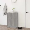 vidaXL Botník Grey Sonoma 60x35x92 cm Dřevěný materiál Náhled obrázku produktu 3