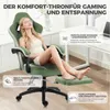 Gaming-Stuhl Stoff, Gel- & Taschenfederkissen, Massage, Produktbild-Vorschau 9