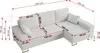 Ecksofa mit Schlaffunktion L-Form mit Bettkasten - Produktbild-Vorschau 4