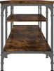 vidaXL TV skříňka Smoked Oak 201x35x45 cm Materiál dřevo a Náhled obrázku produktu 5