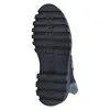 The sole of a black boot is shown against a white background. Voir les images du produit