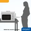 Exquisit Mikrowelle WP 700 J17-3 si | Unterbau | 700 Watt | Produktbild-Vorschau 6