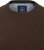 REDMOND Casual Herren Pullover Langarm Rundhals Dunkelbraun Produktbild-Vorschau 3