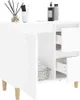 vidaXL Badschrank Weiß 65x33x60 cm Holzwerkstoff Produktbild-Vorschau 5