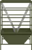 vidaXL Distributeur de nourriture pour bétail Olive vert Voir les images du produit 6