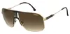 Carrera 1043/S 2M2 HA Black/Gold/Brown Lifestyle Brillen Produktbild-Vorschau 3