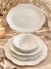 Bricard Bernis Service de table 25 pièces Blanc Porcelaine Voir les images du produit 3