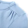 vidaXL Kinder-Langarmshirt Hellblau 140 Produktbild-Vorschau 3
