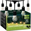 KRUMAD 10m LED Lichterkette Outdoor 10 Kugel LED-Glühbirnen Produktbild-Vorschau 1