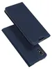 A dark blue flip cover case for a smartphone is shown against a white background. Náhľad obrázku produktu