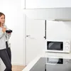 Black&Decker BXMY700E Mikrowelle, Weiß, 700 Watt, 20 l Produktbild-Vorschau 6