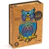 UNIDRAGON 186-tlg. Holzpuzzle Charming Owl Medium 21x35 cm Produktbild-Vorschau 8