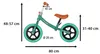 Trike Fix Balance tyrkysový bežecký bicykel Náhľad obrázku produktu 4