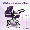 Bayer Chic 2000 Kombi-Puppenwagen Mika | 2in1 Buggy & Produktbild-Vorschau 3
