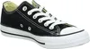 A black Converse All Star Core low-top sneaker with white laces and a white sole, shown from the side against a white background. Voir les images du produit