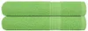 vidaXL Serviettes FROGN, lot de 2, vert pomme, 100 x 200 Voir les images du produit 7