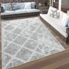 In- & Outdoor Terrassen Teppich Marmor Optik Rauten Muster Produktbild-Vorschau 1