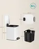 SONGMICS Kosmetikeimer, 6 Liter, Mülleimer Bad, kleiner Produktbild-Vorschau 3