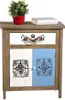 Mucola Sideboard Used Look BraunWeiß Wandschrank Highboard Produktbild-Vorschau 1