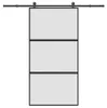 vidaXL Schiebetür mit Beschlag 102,5x205 cm Hartglas & Produktbild-Vorschau 7