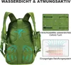 45L taktický batoh velký armádní vodotěsný batoh Molle pro Náhled obrázku produktu 7
