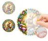 GKA Sonnenfänger brauner Osterhase mit Ostereier bunt 15 cm Produktbild-Vorschau 5