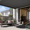 PRIMEYARD Pergola 3x3 m Aluminium-Pfosten mit Lamellendach Produktbild-Vorschau 7