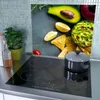Spritzschutz Herdabdeckplatte Schneidebrett aus Glas Nachos Produktbild-Vorschau 3