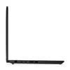 Side view of a black laptop on a white background. Produktbild-Vorschau