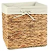 CALICOSY - Cube de rangement en jacinthe d'eau - 28x28x28cm Voir les images du produit 1