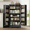 STILVORA Küchenschrank mit LED-Sensorlicht und Gewürzregal, Produktbild-Vorschau 2