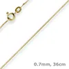 0-7mm-Venezianerkette-585-Gelbgold-36cm Produktbild-Vorschau