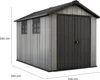 Keter Oakland 7511 DUOTECH Gerätehaus 7518 Produktbild-Vorschau 27