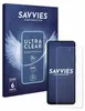 A product box and a screen protector for a smartphone. Produktbild-Vorschau