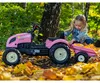Trattore a pedali rosa Falk Country Star con rimorchio e Anteprima dell’immagine prodotto 17