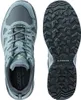 A top-down view of a pair of hiking shoes and their sole. Produktbild-Vorschau