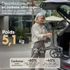 Déambulateur pliable et léger ELONEO en carbone avec siège, Voir les images du produit 3