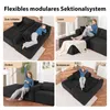 COMHOMA Sofa Big-Sofa, Canapé en L, Canapé d'angle, Voir les images du produit 10