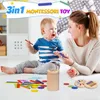 Montessori Spielzeug ab 1 Jahr, 3-in-1 Montessori Spielzeug Produktbild-Vorschau 6