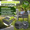 Panchina da giardino tillvex® resistente alle intemperie, Anteprima dell’immagine prodotto 3