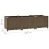 vidaXL Hochbeet 120 x 40 x 38 cm Polypropylen Produktbild-Vorschau 8
