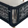 Zestaw mebli ogrodowych – beżowo-czarny – stal ocynkowana i Podgląd zdjęcia produktu 20
