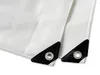Plandeka | 240 g/m² | 3 x 4 m | biała Podgląd zdjęcia produktu 3