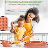 NutriChef 8-Teiliges Backformen Set – Backform Set inkl. Produktbild-Vorschau 2