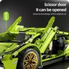 Technic Motorsport Rennwagen Modellbausatz Spielzeug Produktbild-Vorschau 8