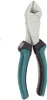A pair of diagonal cutting pliers with green and black handles against a white background. Produktbild-Vorschau